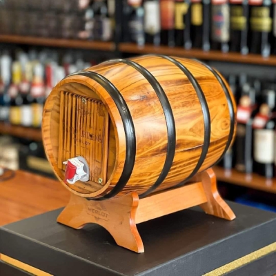 Thùng ngâm rượu gỗ sồi 150 lít - Thùng gỗ sồi cao cấp giá rẻ nhất