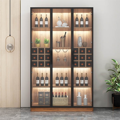 Mẫu tủ rượu đẹp bằng gỗ đa năng GHS-51873